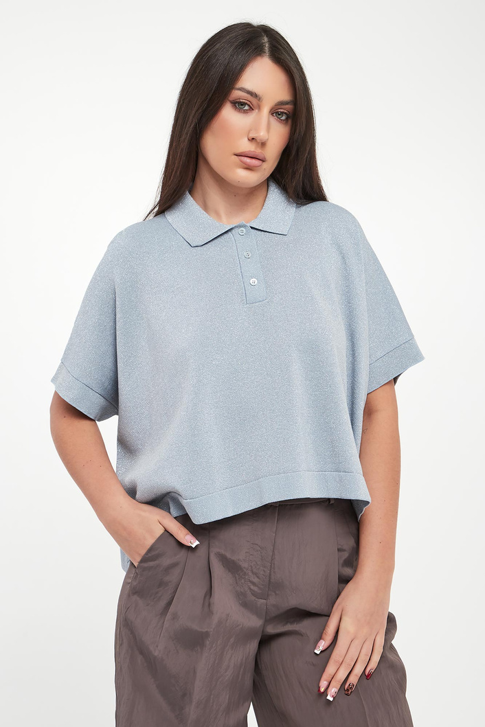 Sweter damski lureksowy PESERICO