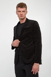 Marynarka męska welurowa KARL LAGERFELD