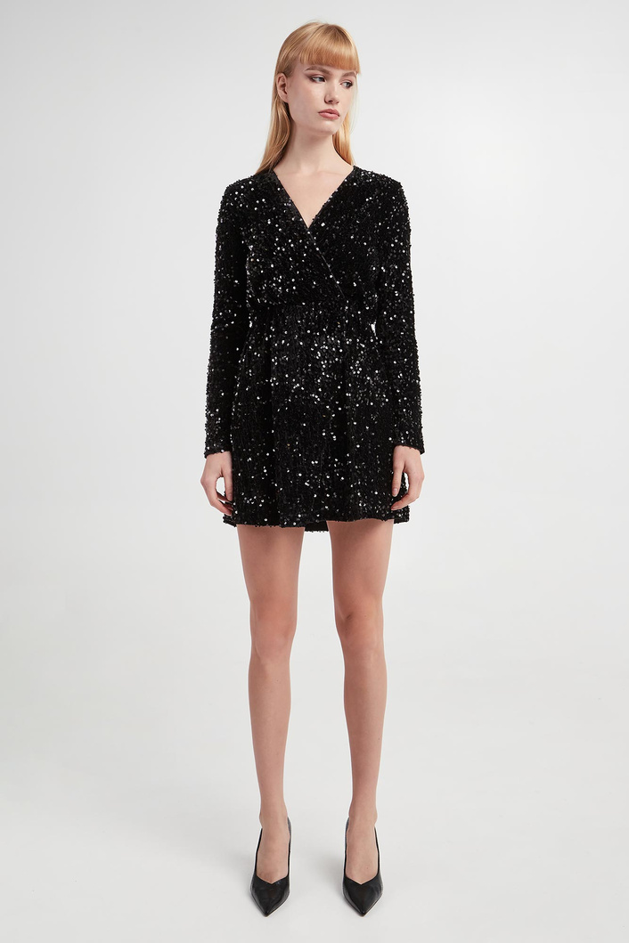 Sukienka mini z cekinami LIU JO