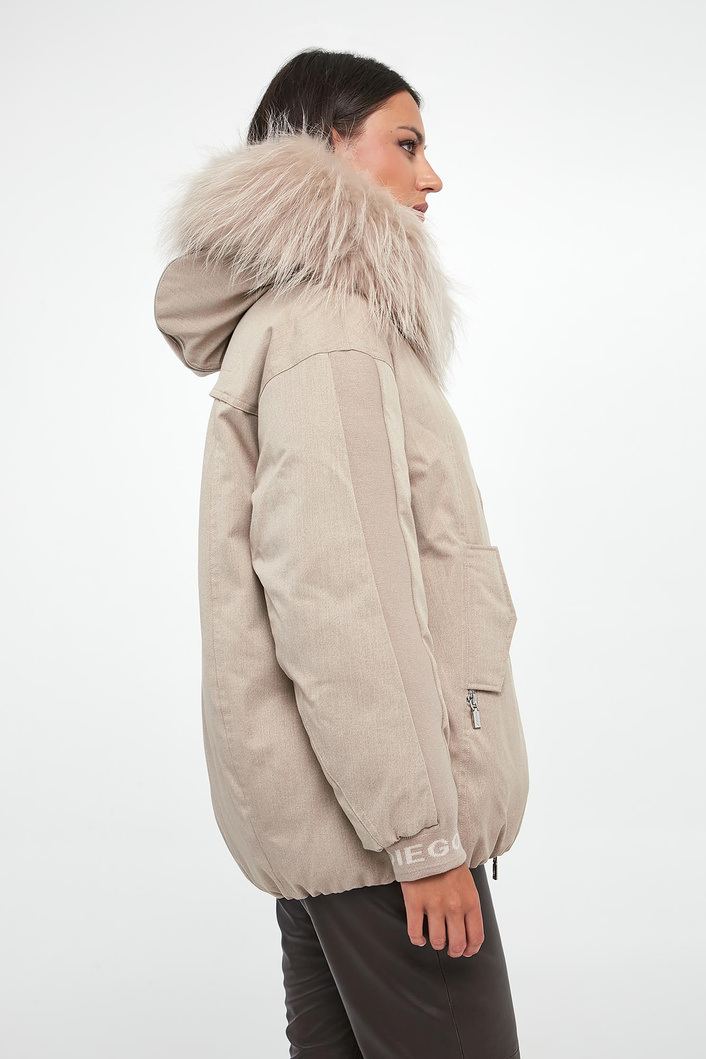 Kurtka damska puchowa dwustronna DIEGO M