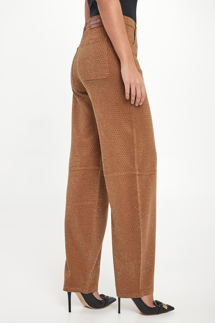 Jeansy damskie z cyrkoniami ELISABETTA FRANCHI