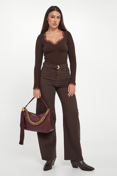 Jeansy damskie barrel TWINSET