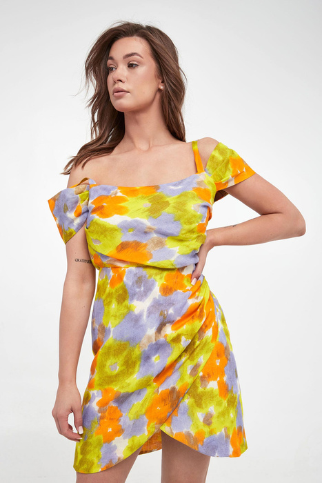 Sukienka lniana Acqui MARELLA