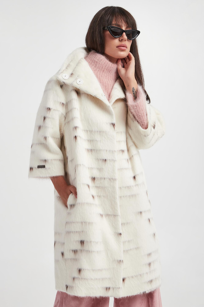 Płaszcz damski z alpaki PESERICO