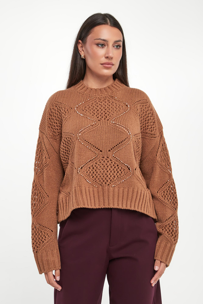 Sweter damski z wełną LIU JO