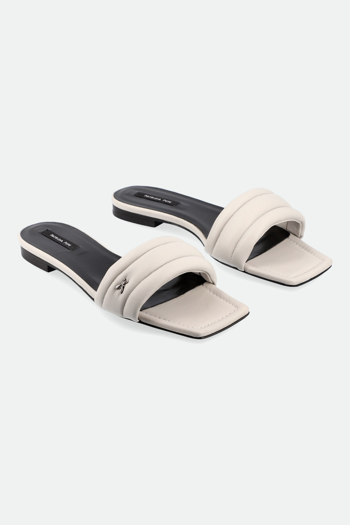 Klapki skórzane PATRIZIA PEPE