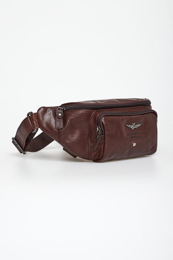 Nerka męska skórzana AERONAUTICA MILITARE