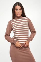 Golf damski w paski LIU JO