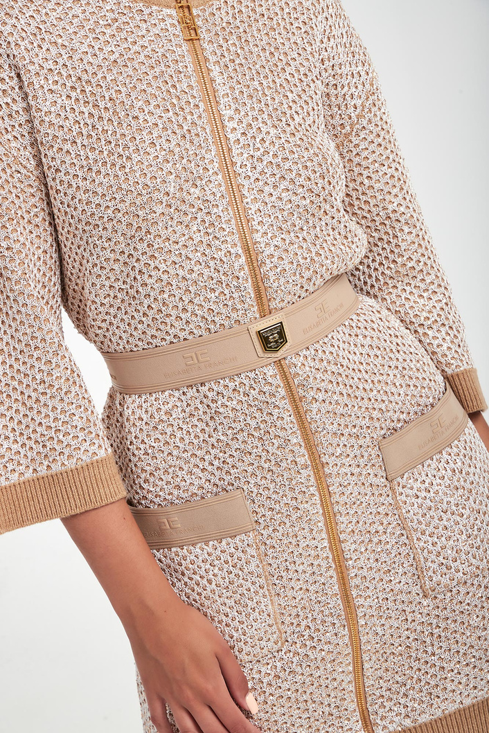 Sukienka dzianinowa mini ELISABETTA FRANCHI