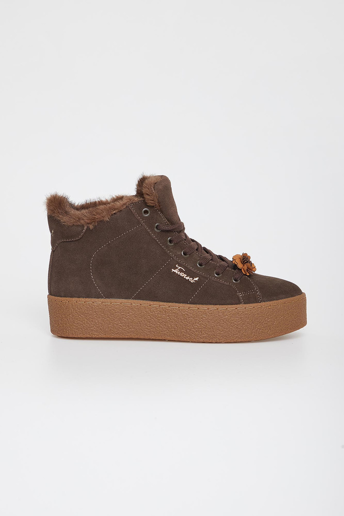 Sneakersy damskie skórzane TWINSET