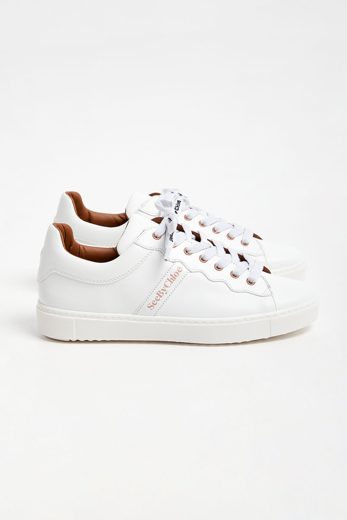 Sneakersy skórzane SEE BY CHLOÉ