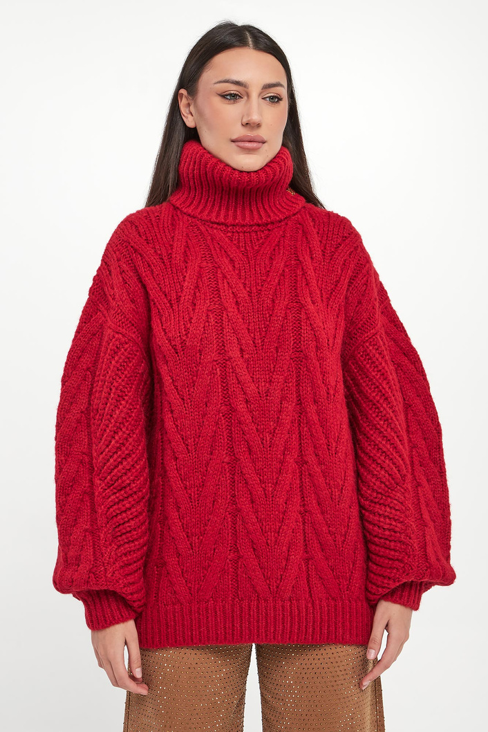 Sweter damski z golfem ELISABETTA FRANCHI