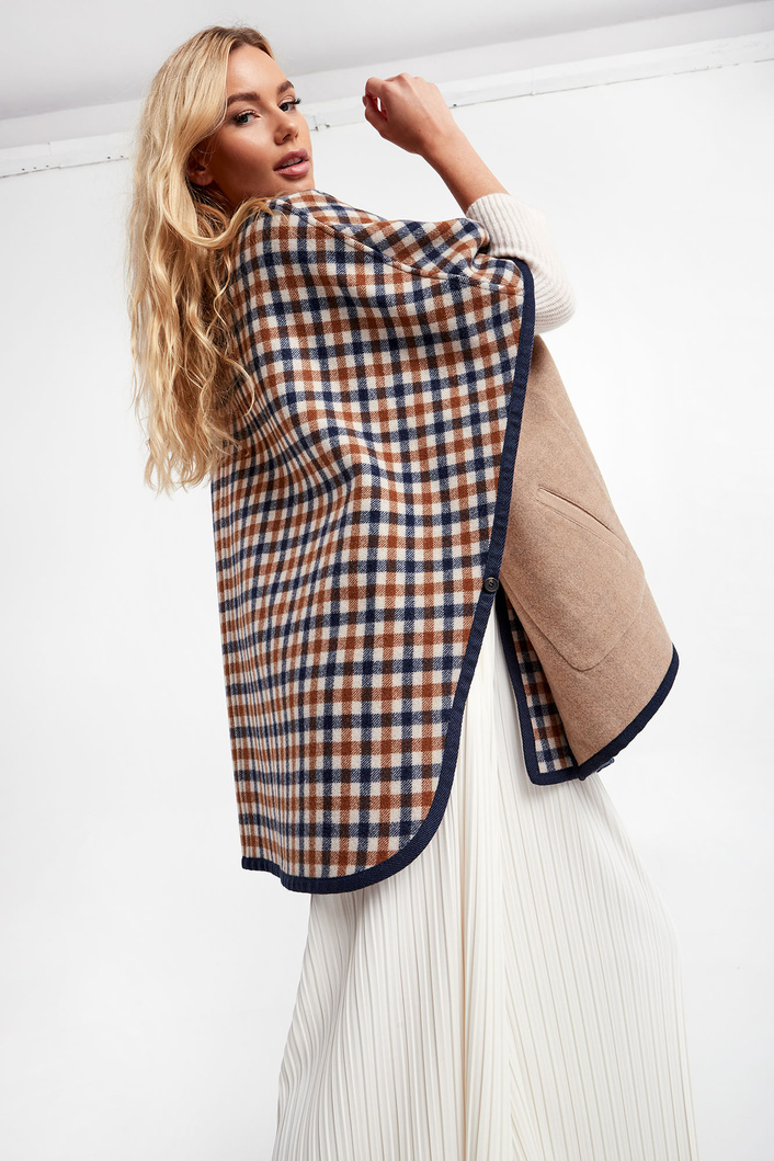 Ponczo wełniane Fieno WEEKEND MAX MARA