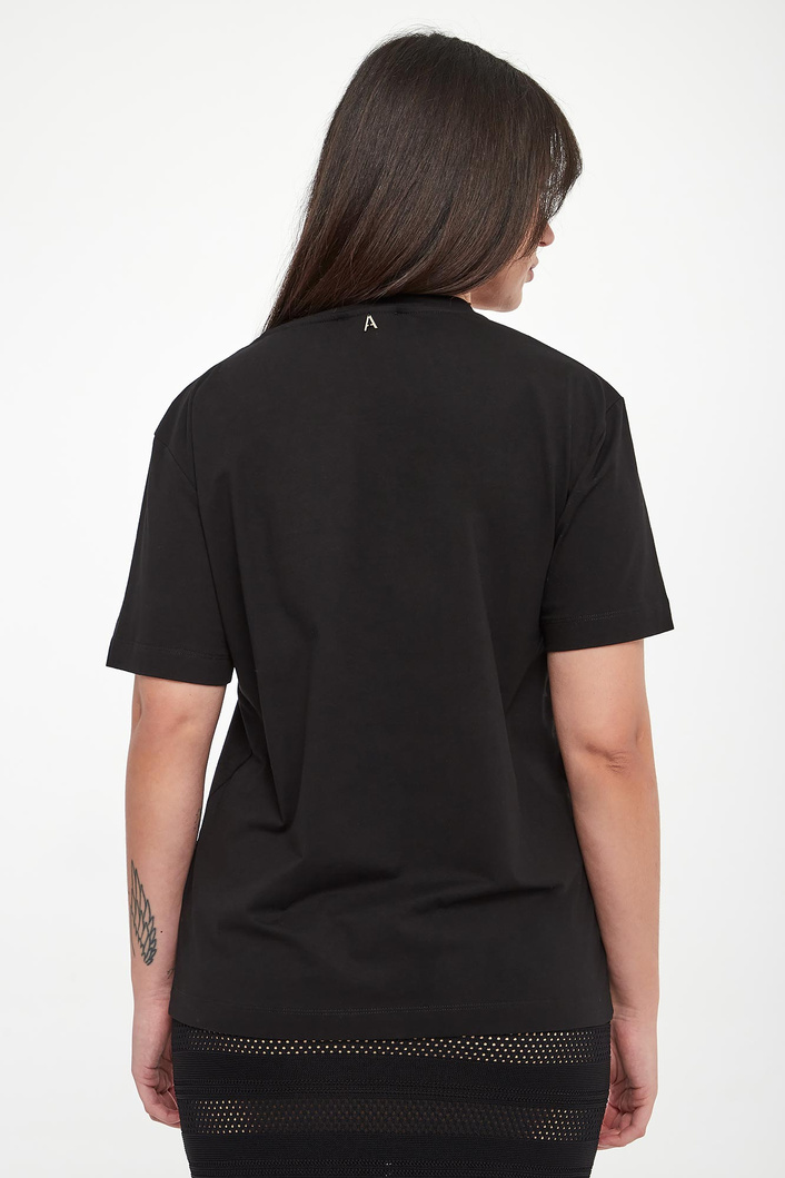 T-shirt damski z nadrukiem TWINSET ACTITUDE