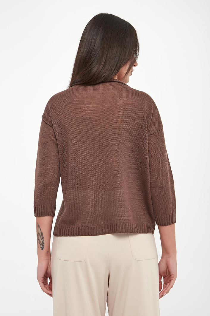 Sweter damski lniany Cannone WEEKEND MAX MARA