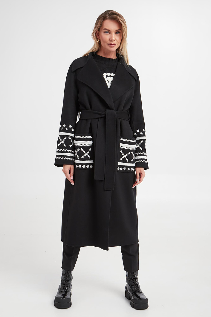 Płaszcz damski wełniany ERMANNO FIRENZE