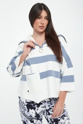 Sweter damski z golfem JOSEPH RIBKOFF