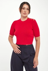 Sweter damski cropped ELISABETTA FRANCHI