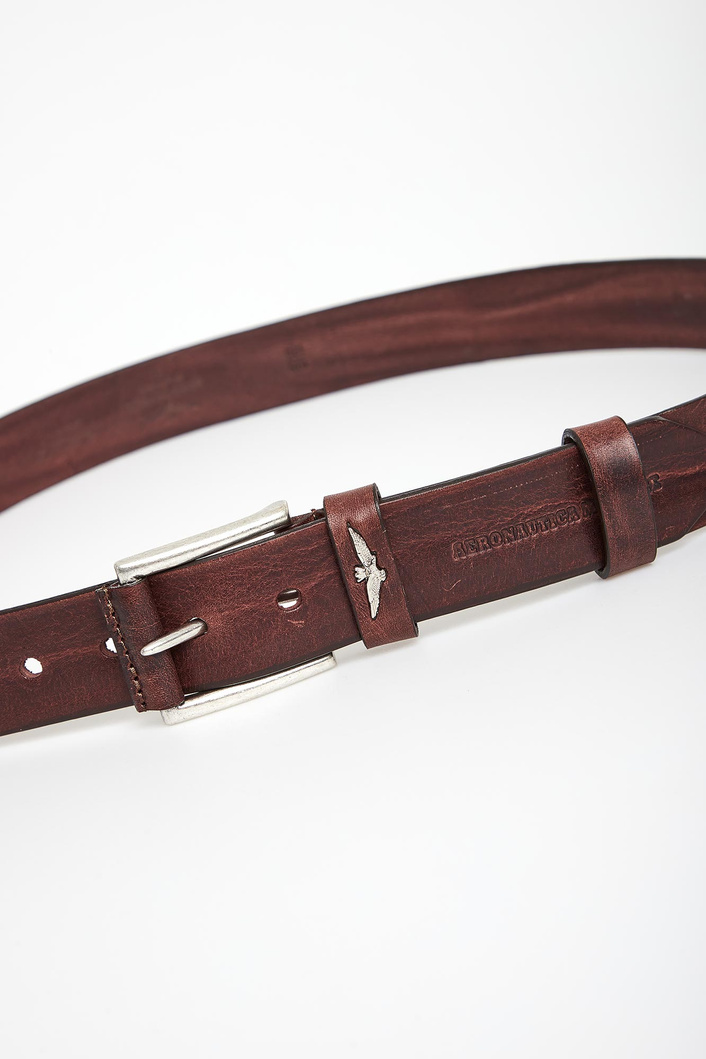 Pasek męski skórzany AERONAUTICA MILITARE