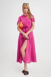 Sukienka lniana Banca MARELLA SPORT