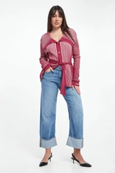 Jeansy damskie z paskiem LIU JO