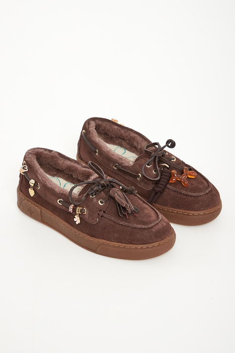 Loafersy damskie skórzane Moka GIO+