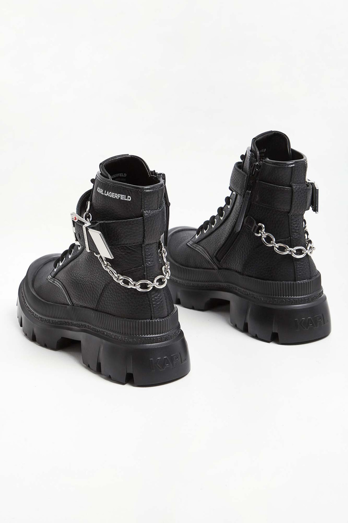 Trapery damskie skórzane KARL LAGERFELD