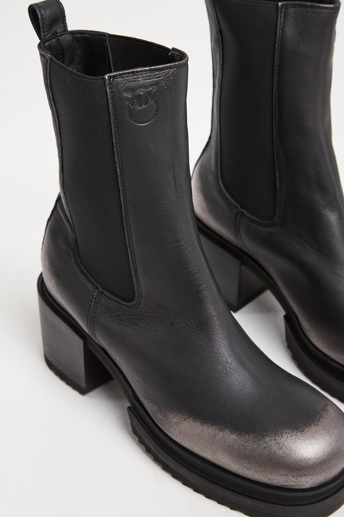 Botki damskie skórzane PINKO