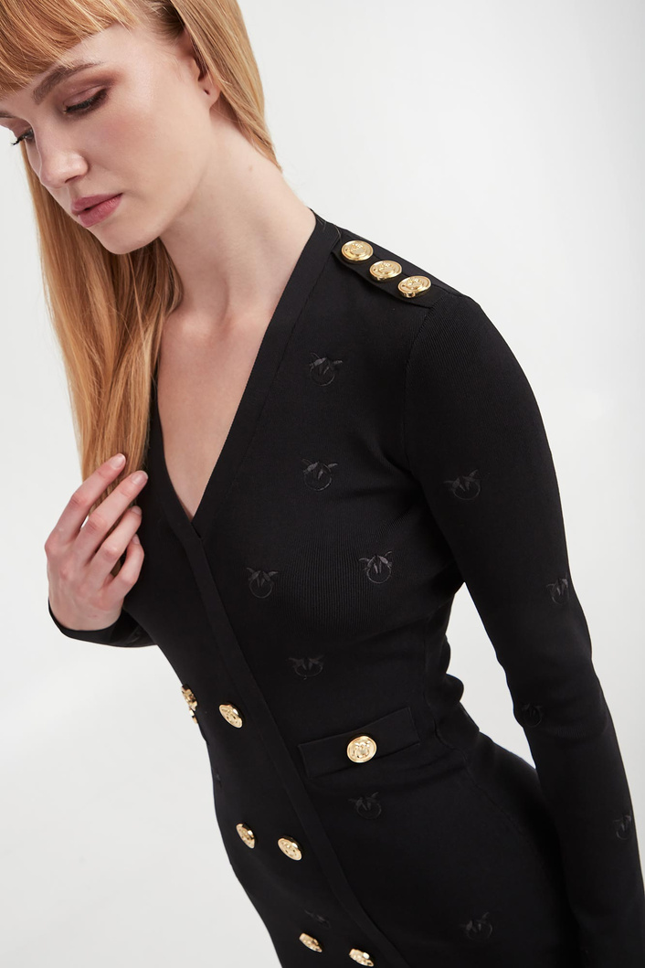 Sukienka logowana Drago PINKO