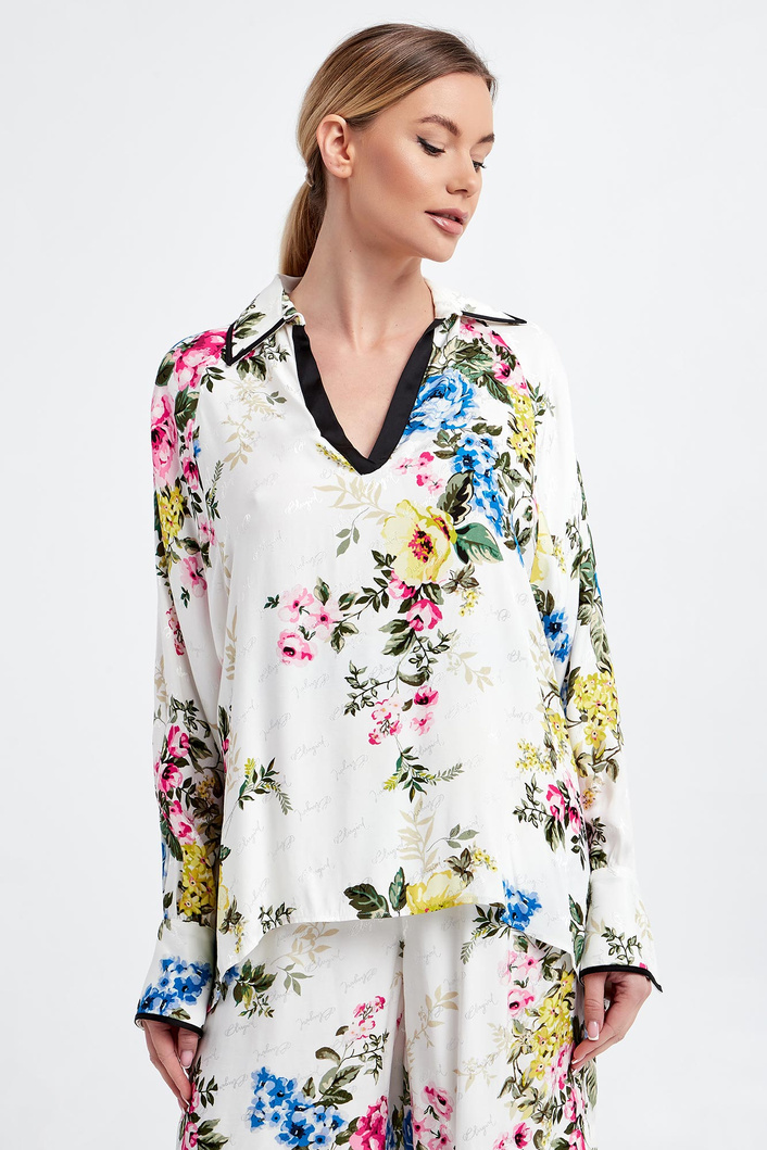 Koszula damska w kwiaty BLUGIRL BLUMARINE