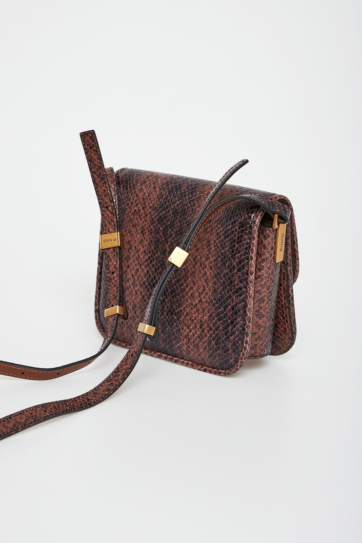 Torebka damska Love Box Bag Mini Pelle Stampa Lucertolina PINKO