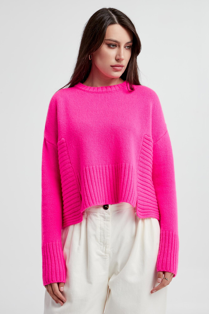 Sweter damski wełniano-kaszmirowy Armadillo PINKO