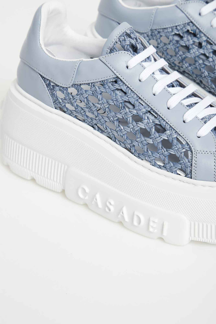 Sneakersy damskie plecione CASADEI