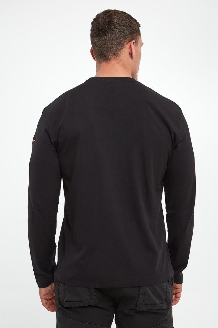 Longsleeve męski z nadrukiem AERONAUTICA MILITARE