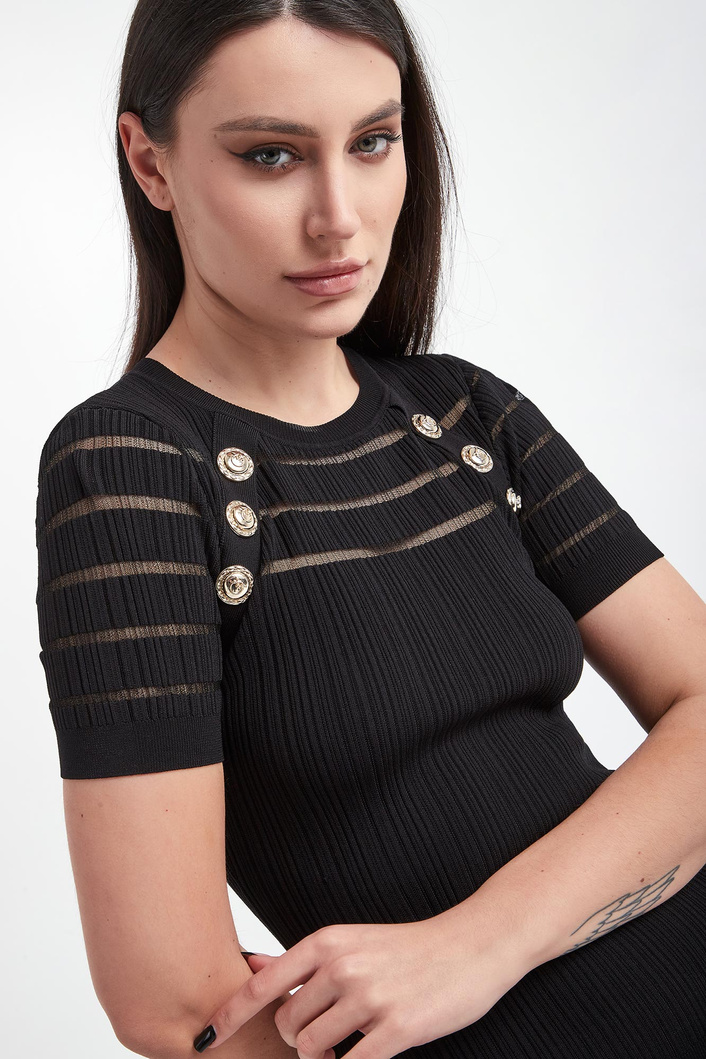 Top dzianinowy damski Seaborgio PINKO