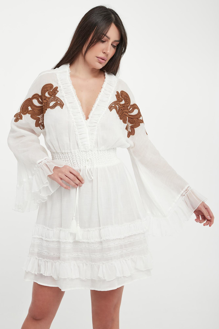 Sukienka mini z ramii ERMANNO FIRENZE