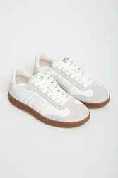 Sneakersy damskie skórzane Swan trainers BALMAIN