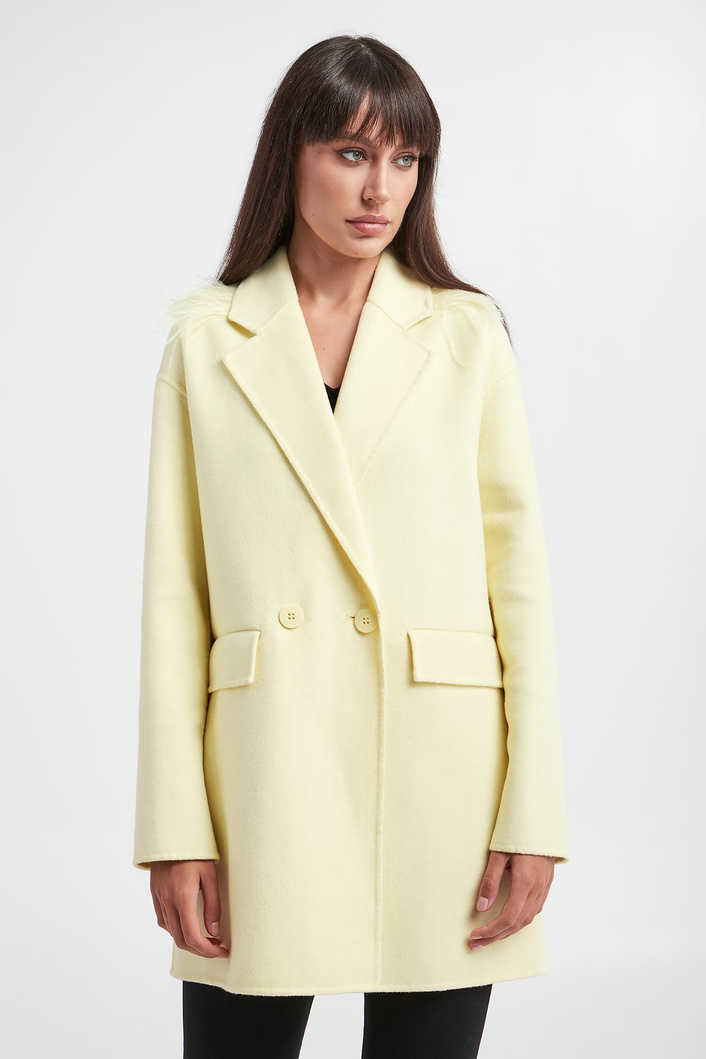 Płaszcz damski wełniany TWINSET