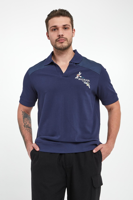 Polo męskie z haftem BALMAIN