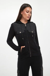 Sweter dmaski z kapturem LIU JO