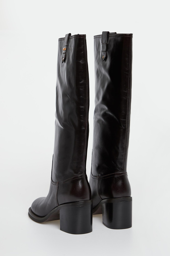 Kozaki damskie skórzane TWINSET