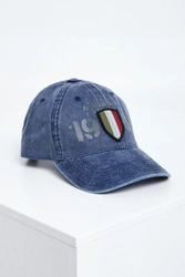 Czapka z daszkiem męska jeansowa AERONAUTICA MILITARE