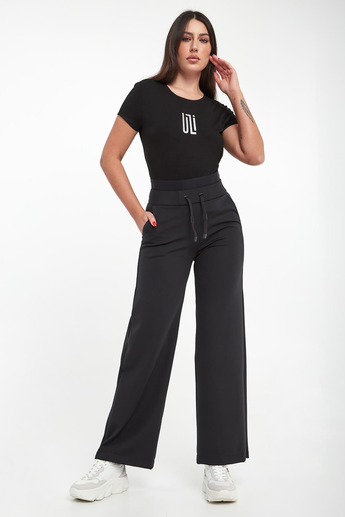 T-shirt damski wiskozowy z logo SPORTALM