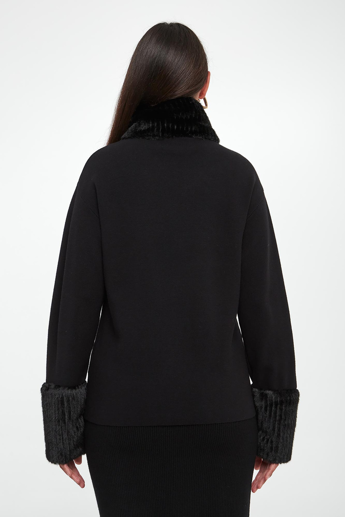 Kurtka damska z futerkiem JOSEPH RIBKOFF