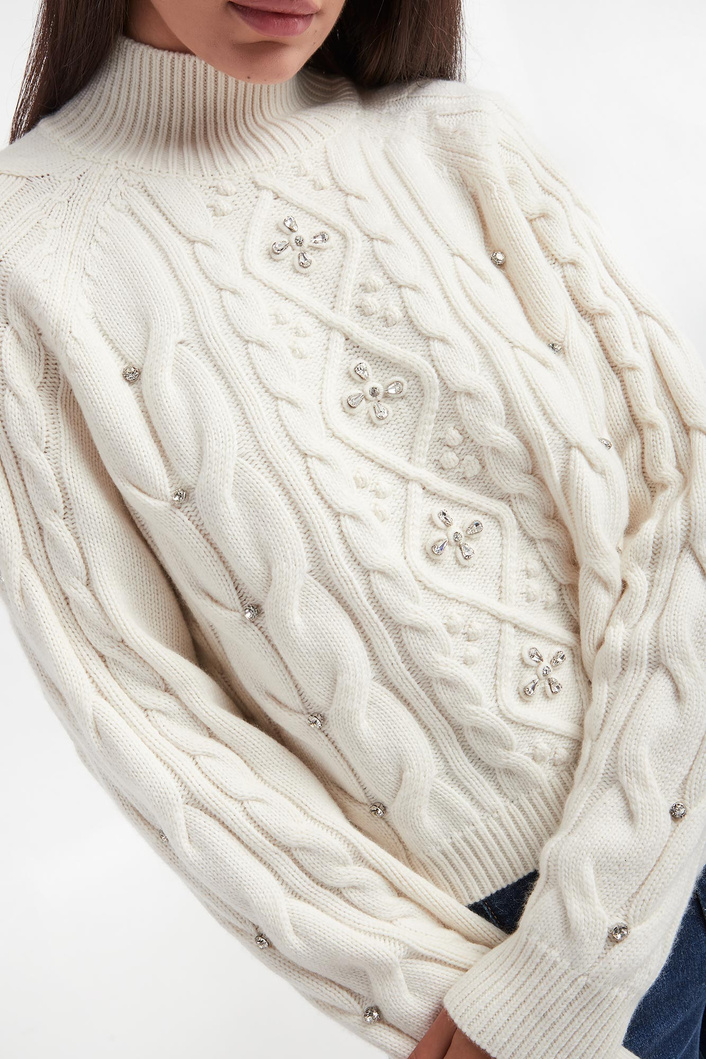 Sweter damski z golfem TWINSET