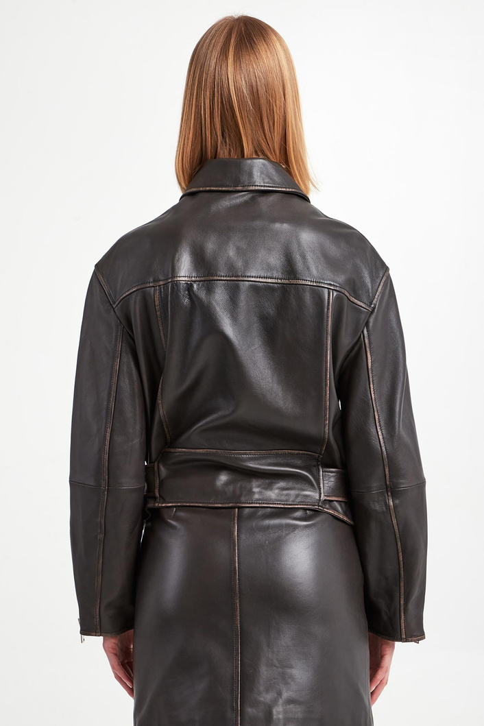 Kurtka damska skórzana Lessy WEEKEND MAX MARA