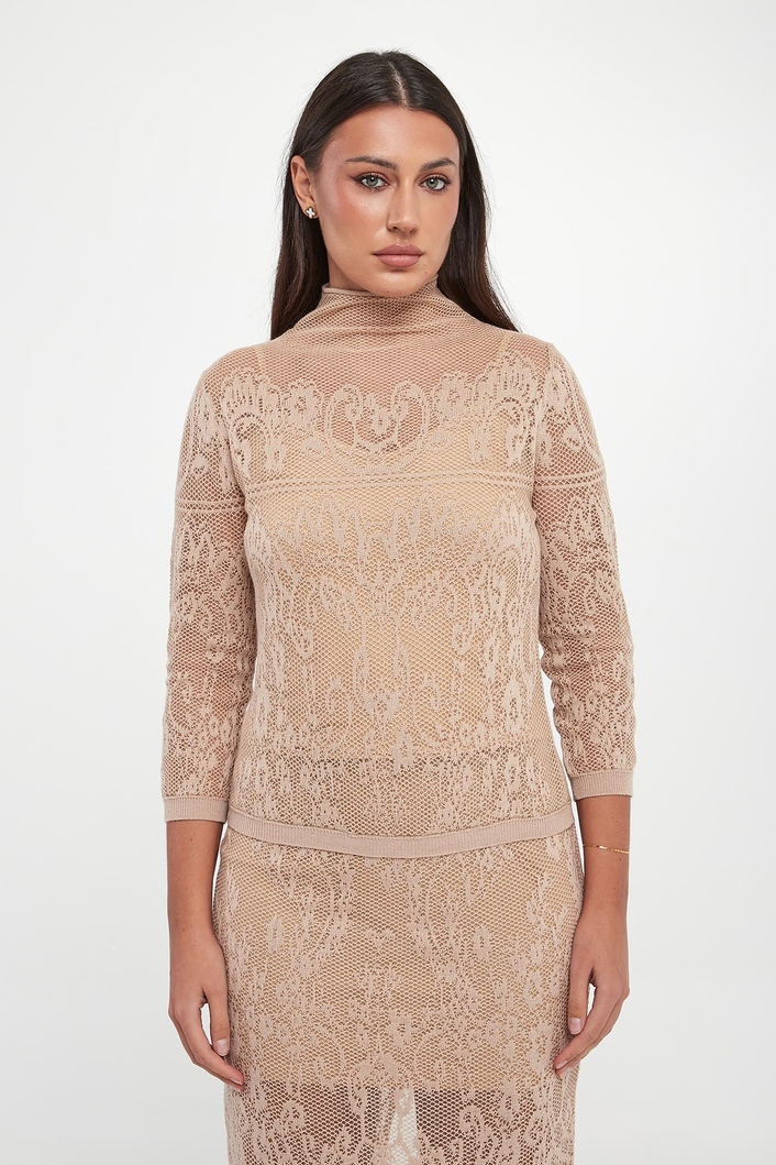 Sweter damski ażurowy TWINSET