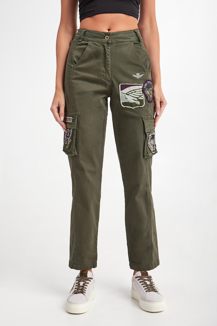 Spodnie damskie cargo AERONAUTICA MILITARE