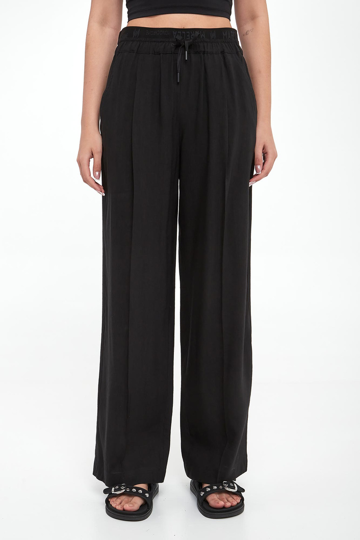 Spodnie damskie lniane Fred MARELLA MONOCHROME