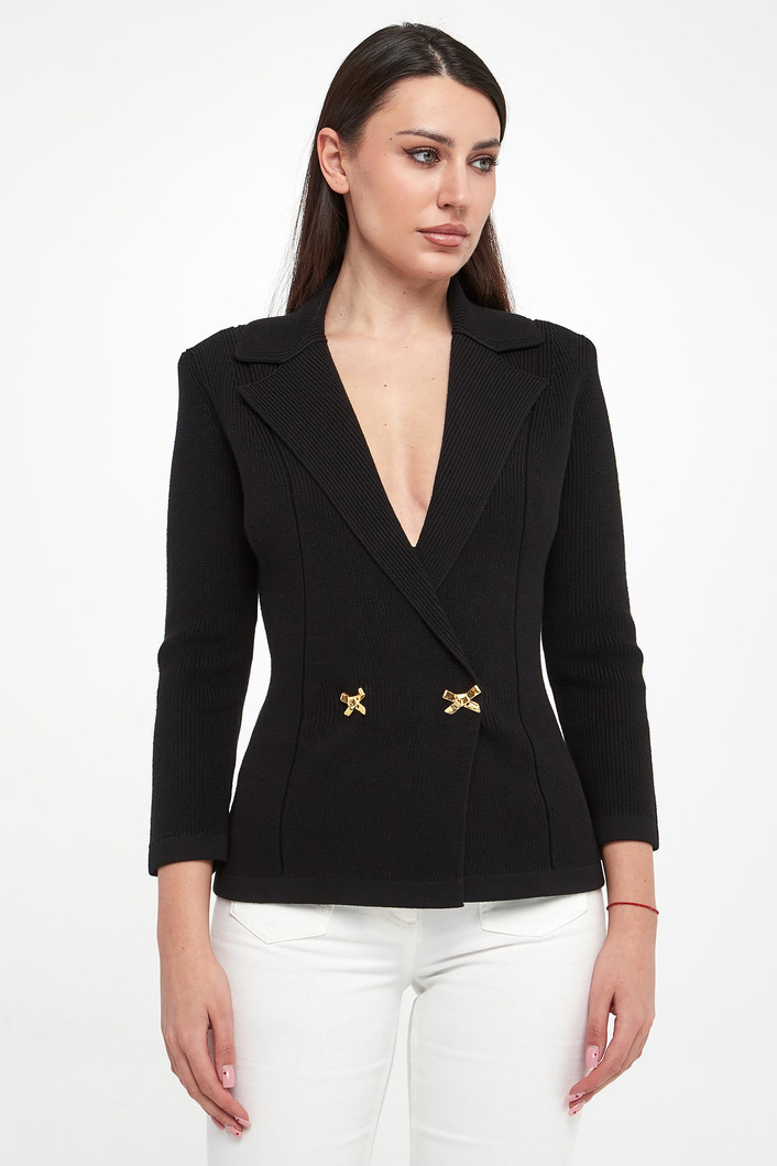 Blezer damski z dzianiny ELISABETTA FRANCHI